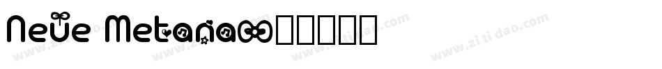Neue Metana字体转换